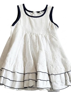 Sommerkleid von Königsmühle, weiss blau  1360107
